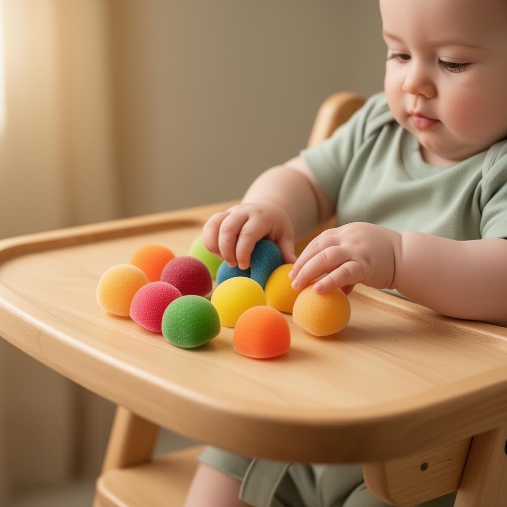 Frutas e papinhas naturais para introdução alimentar